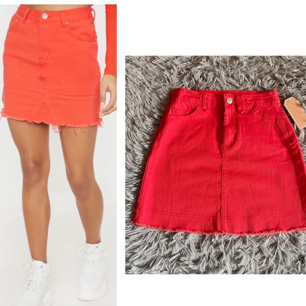 Denim Mini Skirt